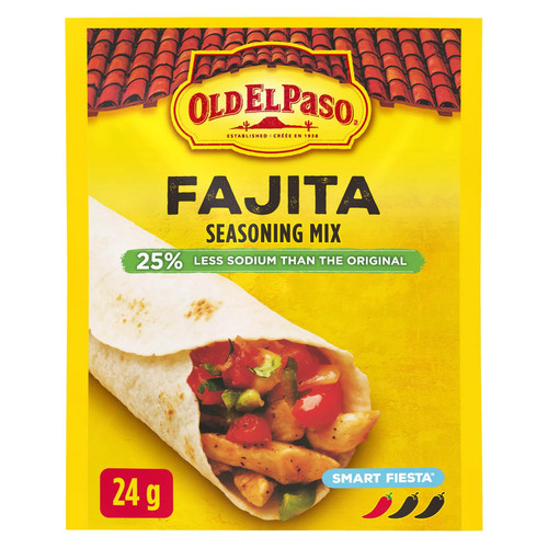 Alter El Paso, Smart Fiesta, Natriumreduziert, Fajita Gewürzmischung, 24g/0,8oz - Bild 2 von 5