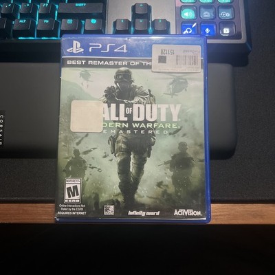 Call of Duty: Modern Warfare Remastered (Sony PlayStation 4 PS4, 2017)