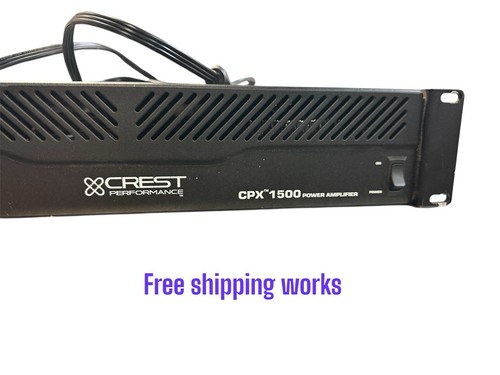 Crest Performance CPX 1500 Power Amplifier works great free shipping - Picture 3 of 6