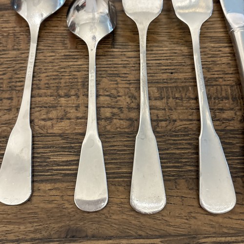 Oneida SSS MINUTE MAN Colonial Boston Stainless Satin Flatware Lot 6 - Picture 7 of 12