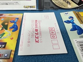 Rockman 8 Mega Man 8 Sega Saturn SPINE Card CIB Japan Version Rare