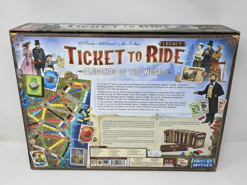 Ticket to Ride Legacy: Legends of the West - Family Board Game - FOR PARTS - Picture 2 of 19