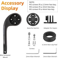 ROCKBROS Bike Computer Mount Bicycle Light Bracket For IGS Garmin Bryton GoPro