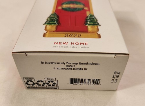 2022 Hallmark New Home Keepsake Christmas Tree Ornament NEW - Picture 3 of 6