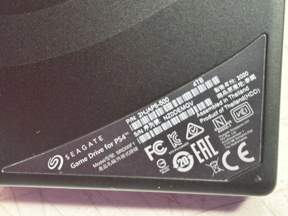 Seagate Game Drive for PS4 4TB External Hard Drive SRD00F1 Blue Tested Playstati - Image 4 of 4