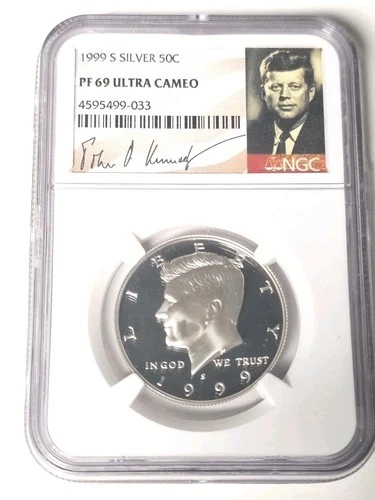 1999 Kennedy Silver Proof Half Dollar NGC PF 69 Ultra Cameo 6549789-108