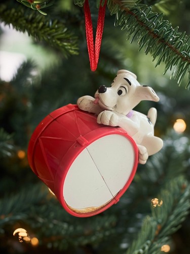 ORNAMENT 101 Dalmatians Sitting On Red Drum Disney Figurine Figure 3” New Gift - Picture 2 of 2