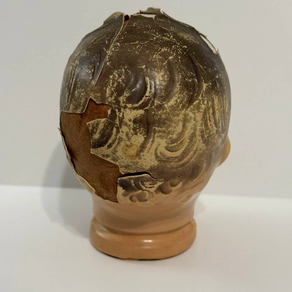 Composición espeluznante de colección 20” cabeza de muñeca ojos dormidos piezas accesorios daños!” Foto 4 de 4