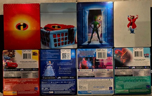Disney / Pixar Animation 4K UHD / HD Steelbook Movie Collection! 8 Movies! - Picture 2 of 6