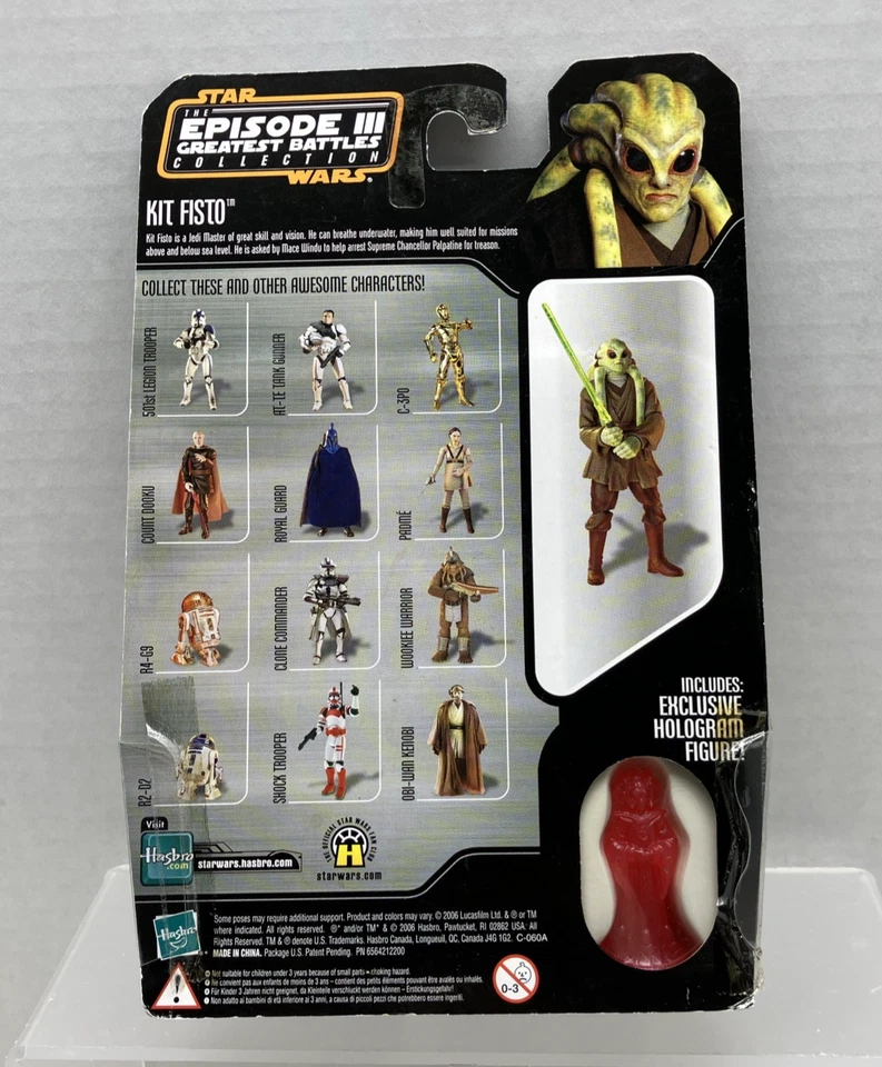 Star Wars KIT FISTO Episodio III Grandes Batallas con Figura Holograma Foto 3 de 4