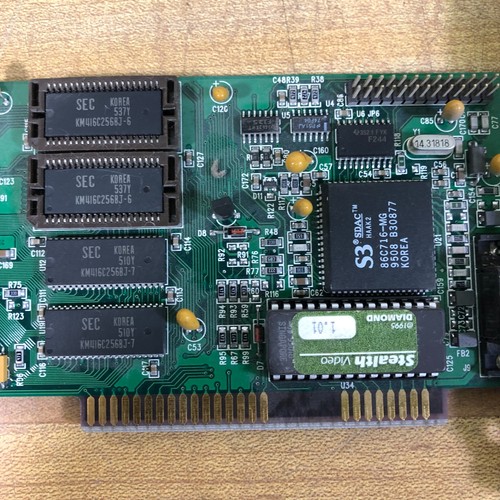 Diamond Stealth 64 S3 Vision 868 Video VRAM VLB 32-bitowa karta wideo VESA (WORKS) - Zdjęcie 5 z 9