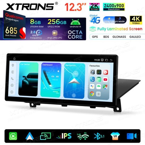 XTRONS QWBX24CIB12X1 AUTORADIO GPS BMW X1 E84 CIC Android 14 WIFI 4G Snapdragon - Imagen 12 de 19