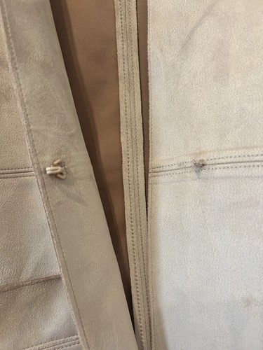 H&M Suede Jacket - Rose Gold Color - Size Small NEW missing belt retail $59.99 - Picture 5 of 11
