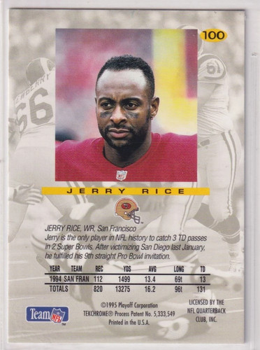 Jerry Rice Football Cards - You choose the card!  Listing 1 of 2! - Picture 355 of 421
