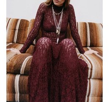 ZARA STUDIO Kleid  ASYMMETRISCHES SPITZENKLEI...