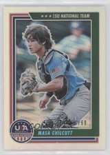 2022 Panini USA Baseball Stars & Stripes Holo Blue 18/60 Masa Chilcutt #76 4wd
