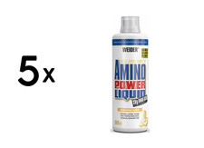 5 x Weider Amino Power Liquid (1000ml) Mandarine (42,00 EUR/L)