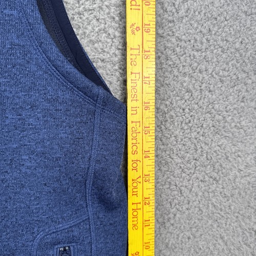 Vineyard Vines Shep & Ian Mens Large Tall LT Vest Blue Full Zip Casual No Logo - Picture 4 of 8
