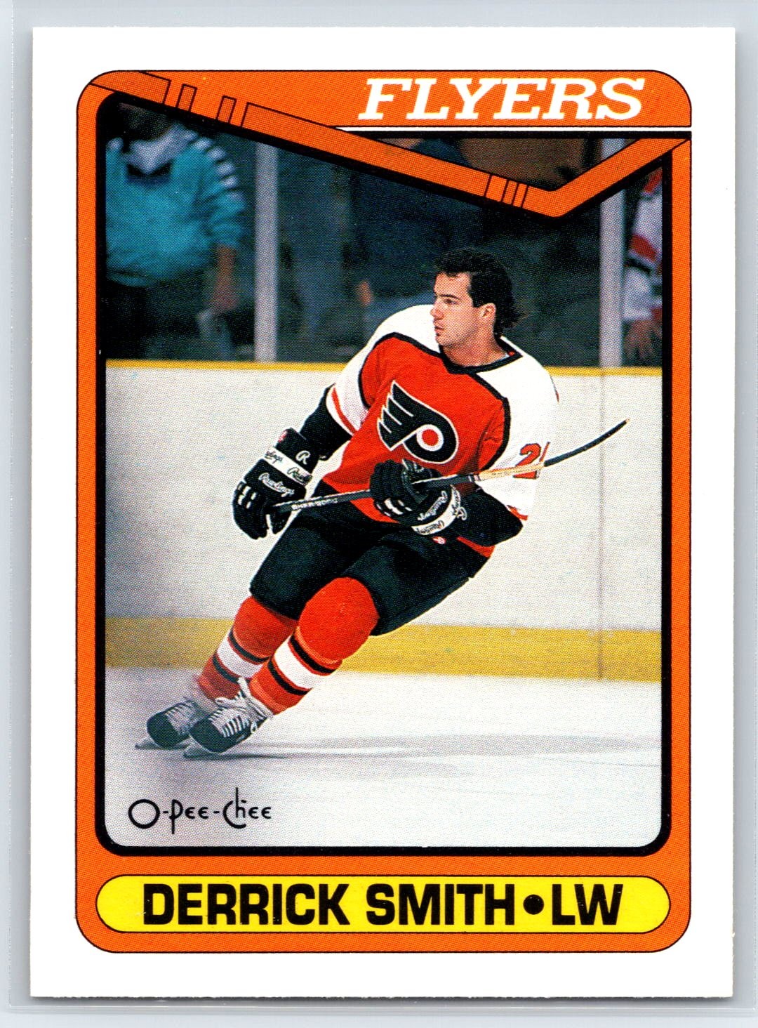 1990-91 O-Pee-Chee Derrick Smith Rookie Philadelphia Flyers RC #463