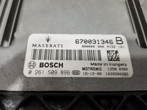 17 2017 MASERATI LEVANTE 3.0L ECM ENGINE CONTROL MODULE 670031346 - Picture 3 of 12