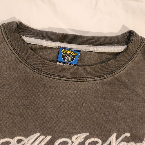 Vintage Y2K Give Me Face Rap Tee T-Shirt Hip-Hop Men’s XL All I Need Distressed - Picture 2 of 10