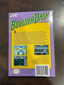 Boulder Dash Nintendo NES Complete CIB - Excellent Shape!