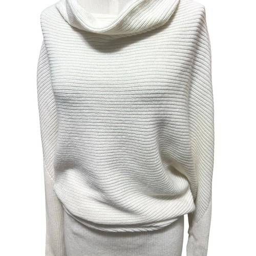 Brochu Walker Womens Ivory The Clede Wool Cashmere Blend Sweater Dress Sz M $598 - Bild 2 von 13