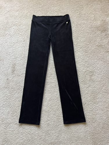 Lily Pulitzer Damen Leggings schwarz Samt spitz dehnbar klein NEU - Bild 1 von 6