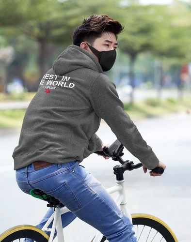 In CM Punk We Trust grau Pullover Hoody Sweatshirt - Bild 3 von 6