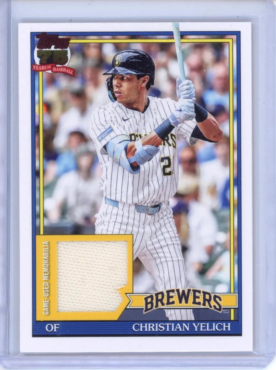 Christian Yelich Baseball Sports Trading Cards & Accessories