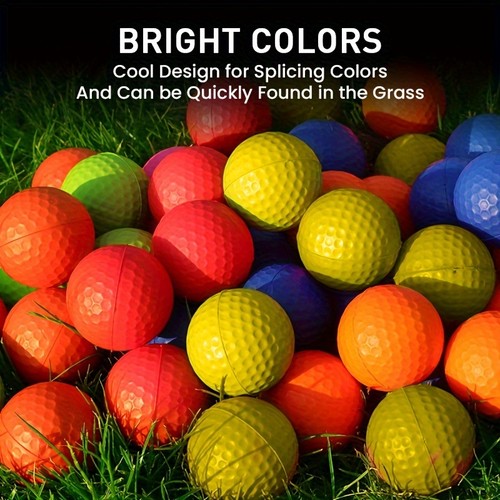 Colored 24 Pack Foam Golf Practice Balls Limited Flight Driving Range - Picture 21 of 36