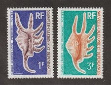 1972 Fr. New Caledonia Sc# 395-86 Sea Shells. MH Cv$5.00