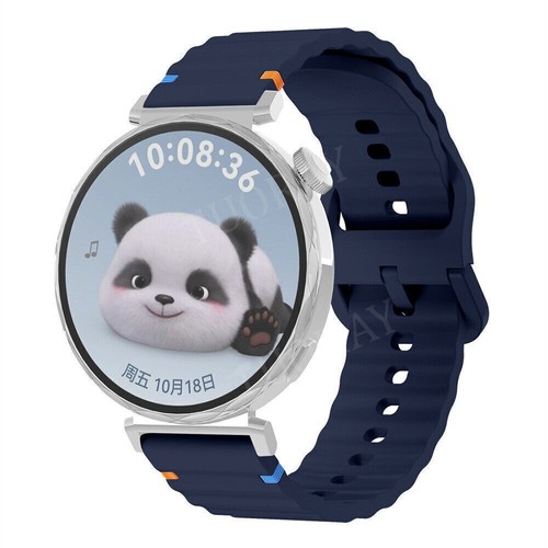 Universal 18mm Sport Silicone Strap Replacement Bratelets Smart Watch Wrist Band - Picture 3 of 76