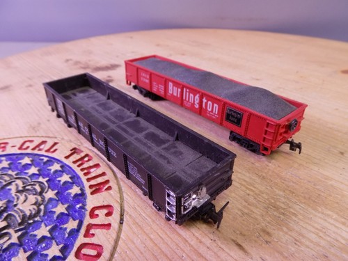 AHM HO Scale 2 Mixed Lines Gondolas, No Boxes Lot #G17 - Bild 3 von 5