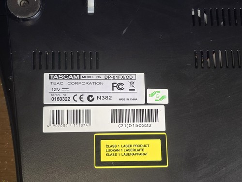 Tascam DP-01FX/CD DP-02 Digital Studio AC Adapter Netzteil inklusive - Bild 4 von 9