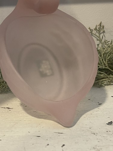 Cisne de vidrio esmerilado rosa vikingo | Vidrio vintage | Decoración de cisne | Jabonera baratija - Imagen 8 de 8