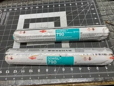 2 Dowsil Silicone Building Sealant 790  ( 20 Fl Oz Sausages)