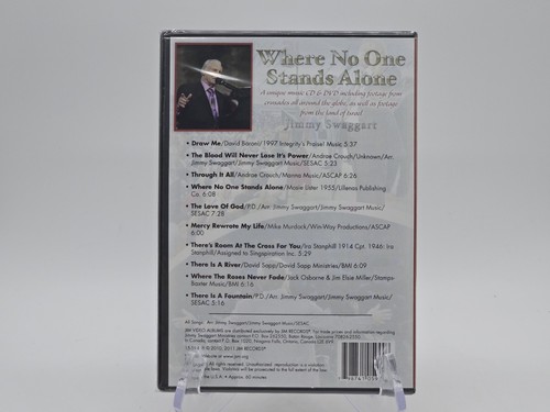 Jimmy Swaggart Where No One Stands Alone CD/DVD Set *NEW* 2011*SEALED* - Picture 2 of 4