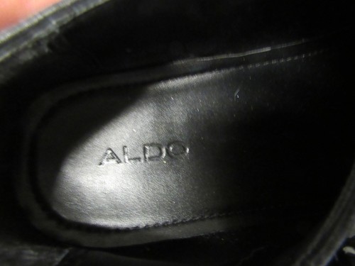 Esmoquin de charol negro Aldo para hombre con hebilla talla 7,5 - Imagen 12 de 15