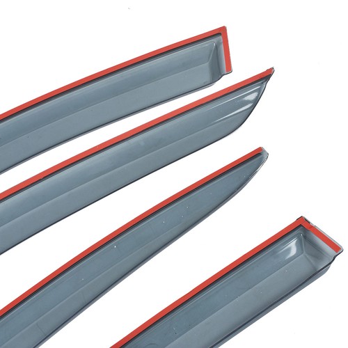 For Infiniti Q50 2014-2020 Window Visor Smoke Tinted Acrylic Rain Guard 4pcs - Picture 6 of 8