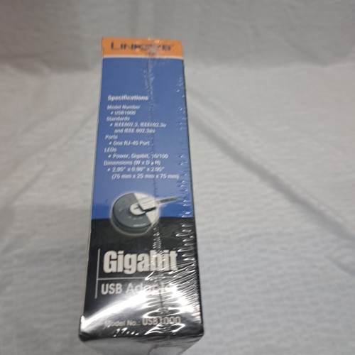 Cisco Linksys 10/100/1000 Gigabit USB To Ethernet Network Adapter USB1000 USB 2 - Picture 5 of 5