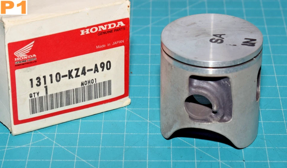 1 piston NU cote standard "A" Honda 13110-KZ4-A90 pour CR 125 R 2000/2002 neuf - Photo 1/1