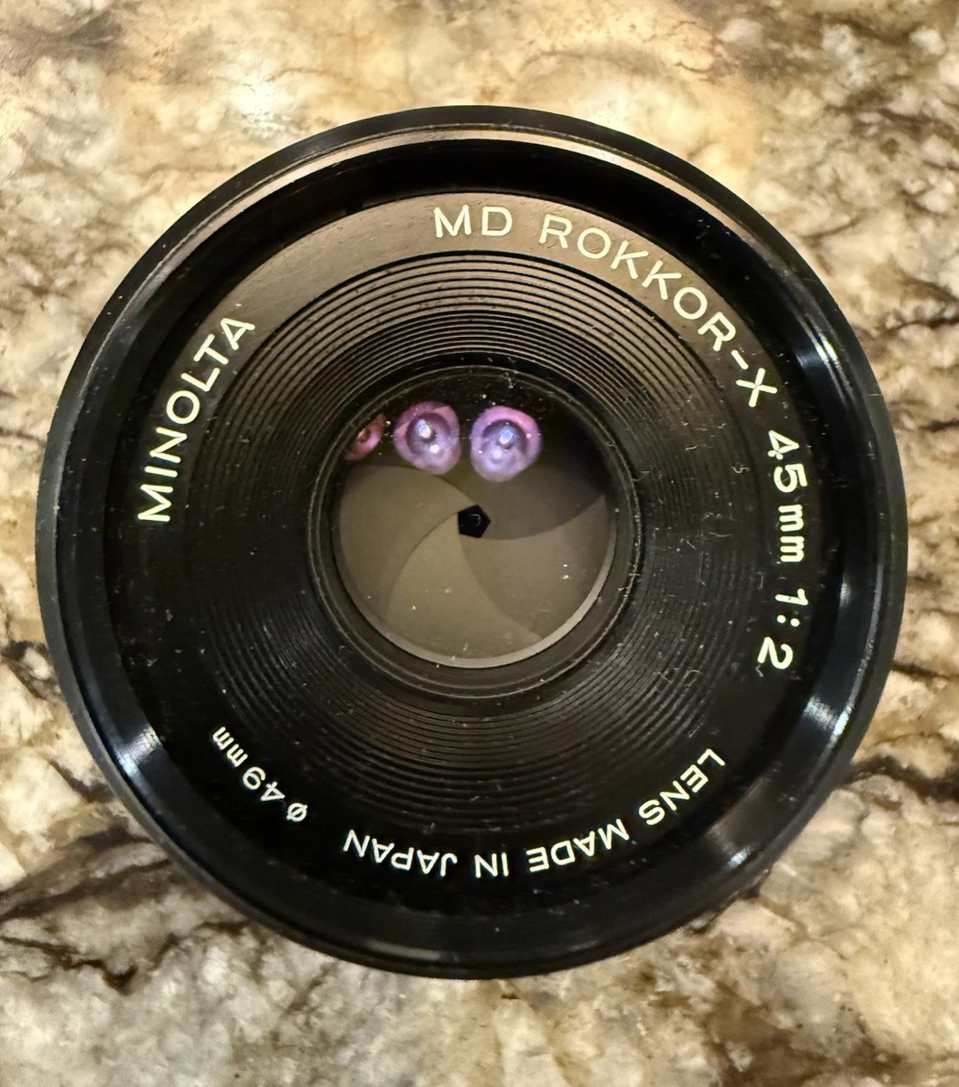 Minolta f/2 Camera Lenses 45mm Focal for sale - eBay