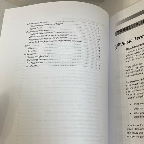 MANAGEMENT INFORMATION SYSTEMS DANTES / DSST Test Guide By Pass your class 2019 - Bild 5 von 12
