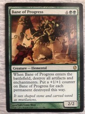 MTG Bane of Progress NM Commander 2013 Magic the Gathering FREE SHIPPING