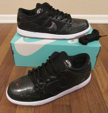 Nike SB Dunk Low TRD QS Galaxy Size 11.5 Black Black White 883232 001 New DS NIB