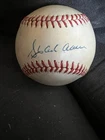 Hank Aaron Signed Baseball PSA DNA Sticker Only Autograph American League OAL