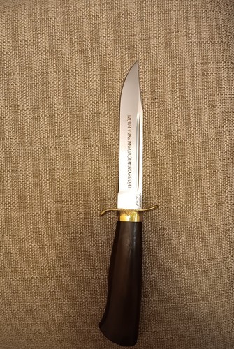 Name Black Messer NR 40. Die Klinge besteht aus robustem Edelstahl X12MF - Bild 2 von 15