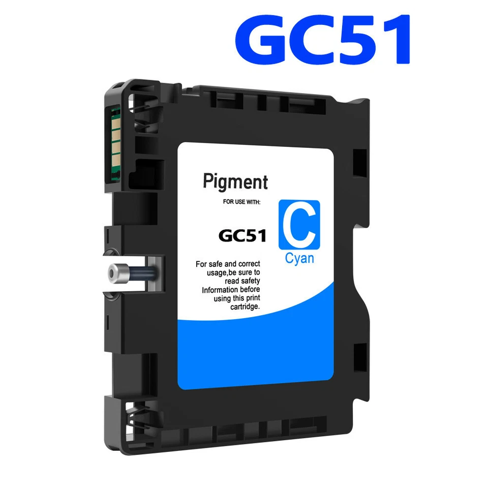Cartucho de tinta de sublimación GC51 para impresora Ricoh SG3210DNW 4 colores/juego Foto 4 de 4