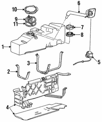 OEM NEW 85-99 Ford Bronco Gasket Over GVW 8500 Lbs Fuel Pump Tank Seal E1VZ9417B - Bild 1 von 1